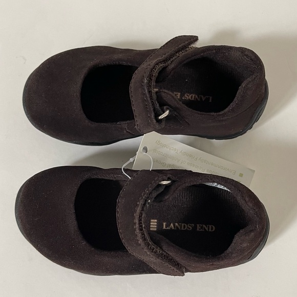 Lands’ End Toddler Suede Mary Jane - New - Picture 4 of 7
